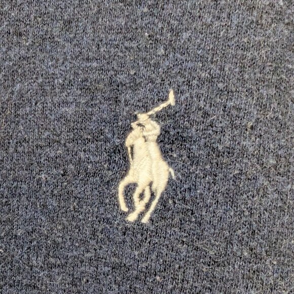 Polo by Ralph Lauren Navy Blue Crew Neck Sweater - Picture 5 of 12